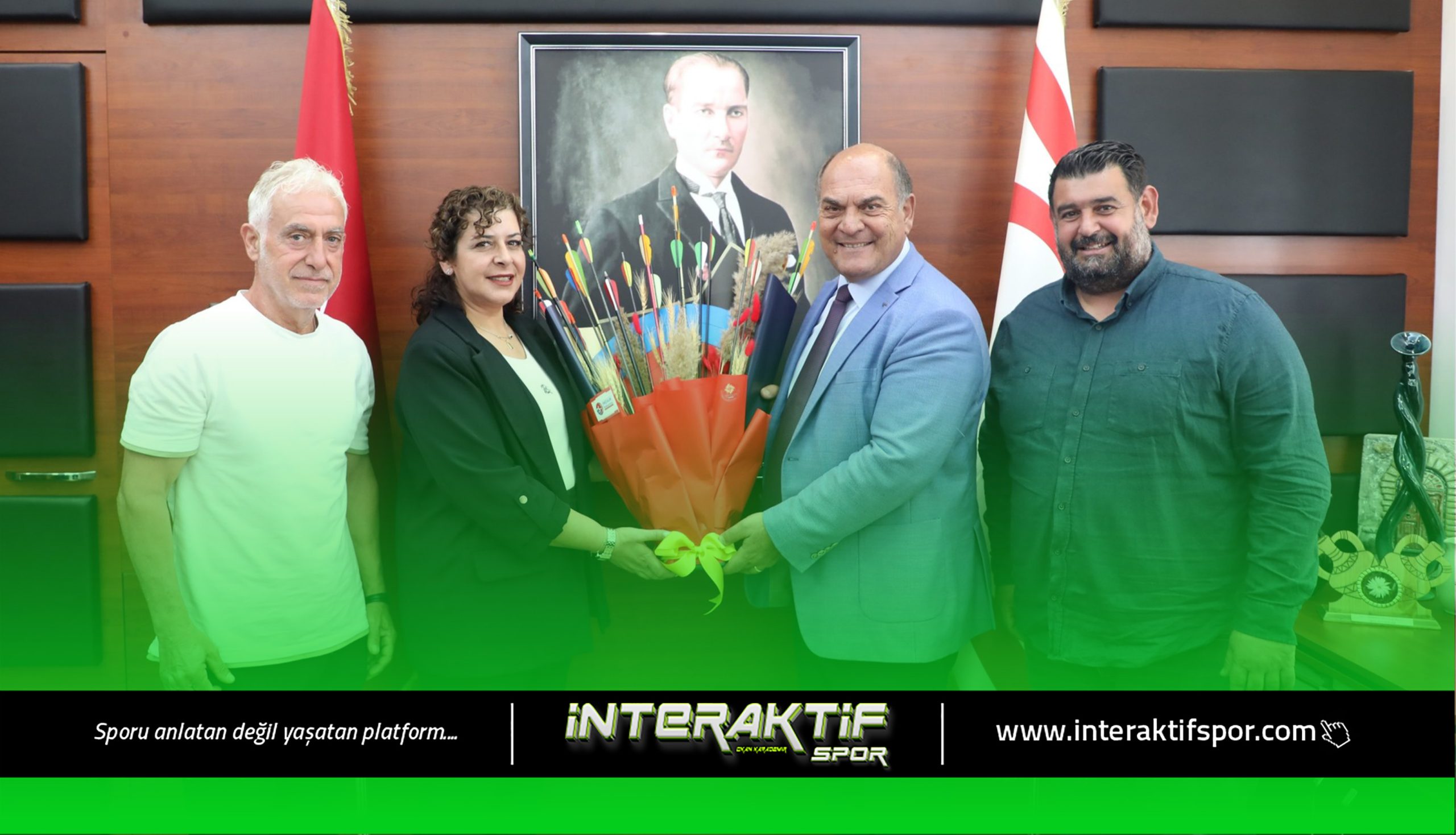 Değirmenlik Akıncılar Belediyesi Başkanı Ali Karavezirler, KKTC Okçuluk Federasyonu Başkanı